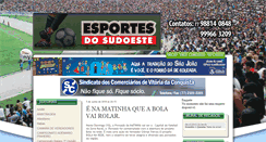 Desktop Screenshot of esportesdosudoeste.com.br