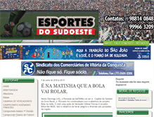 Tablet Screenshot of esportesdosudoeste.com.br